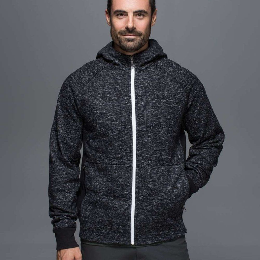 Lululemon Best Coast Hoodie *Needles Texture White Black* Size Small - Picture 2 of 10